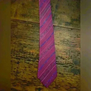 Designer Hardy Amies Silk  Horse Bridle Bit Tie London